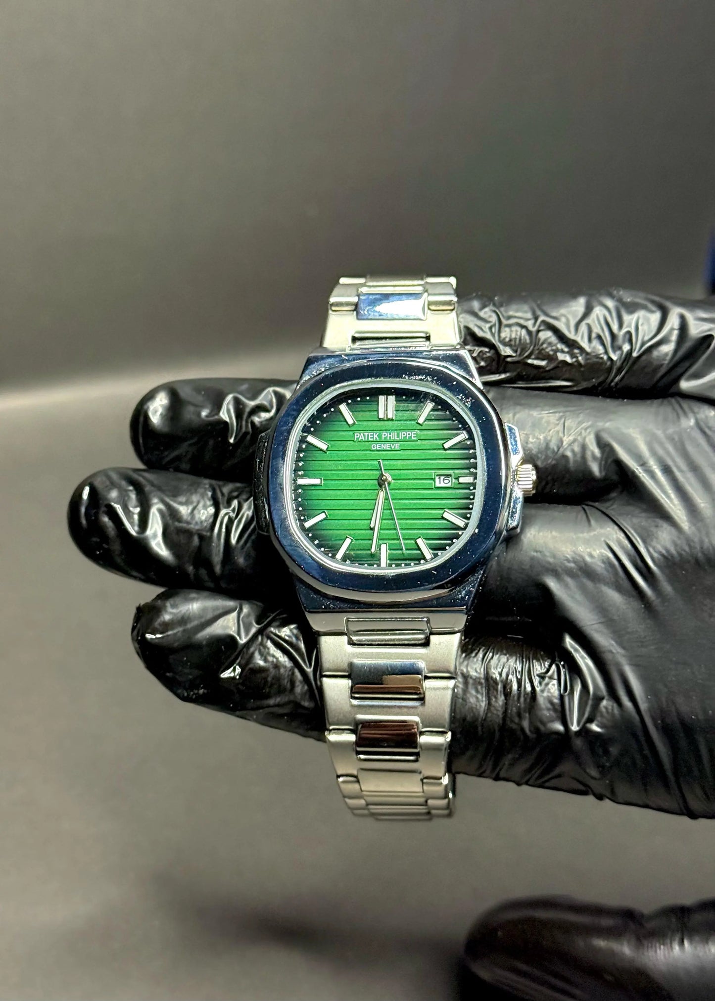 Patek Philippe NAUTILUS Green Dial Stainless Steel Buy Luxury