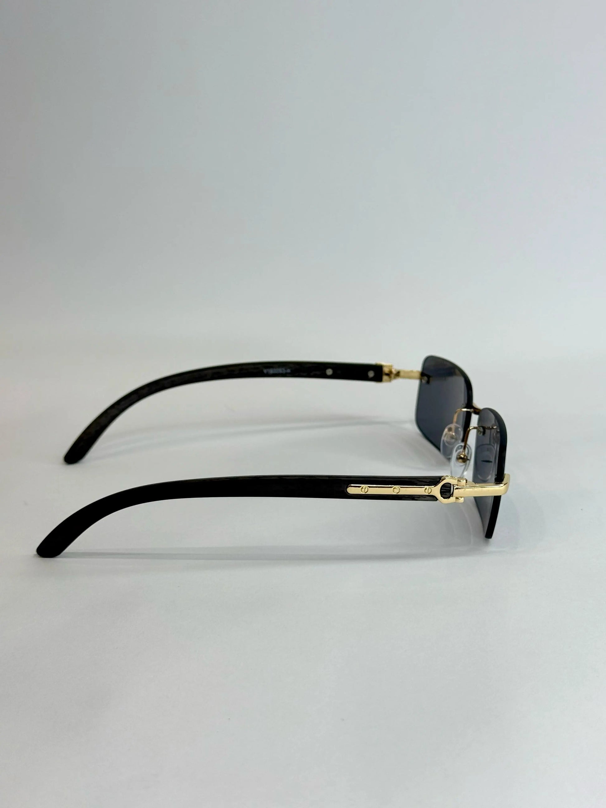 Luxury Vintage Square Frameless Fashion Glasses with Gold Metal Frame Buy Luxury