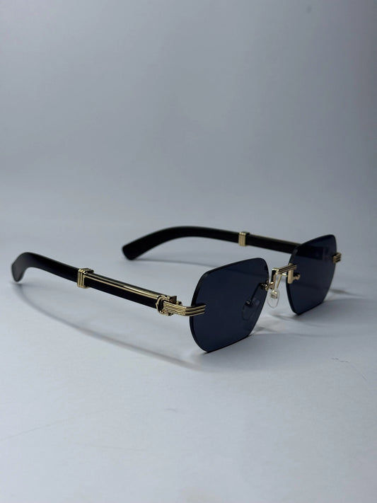 Luxury vintage rimless sunglasses Buy Luxury
