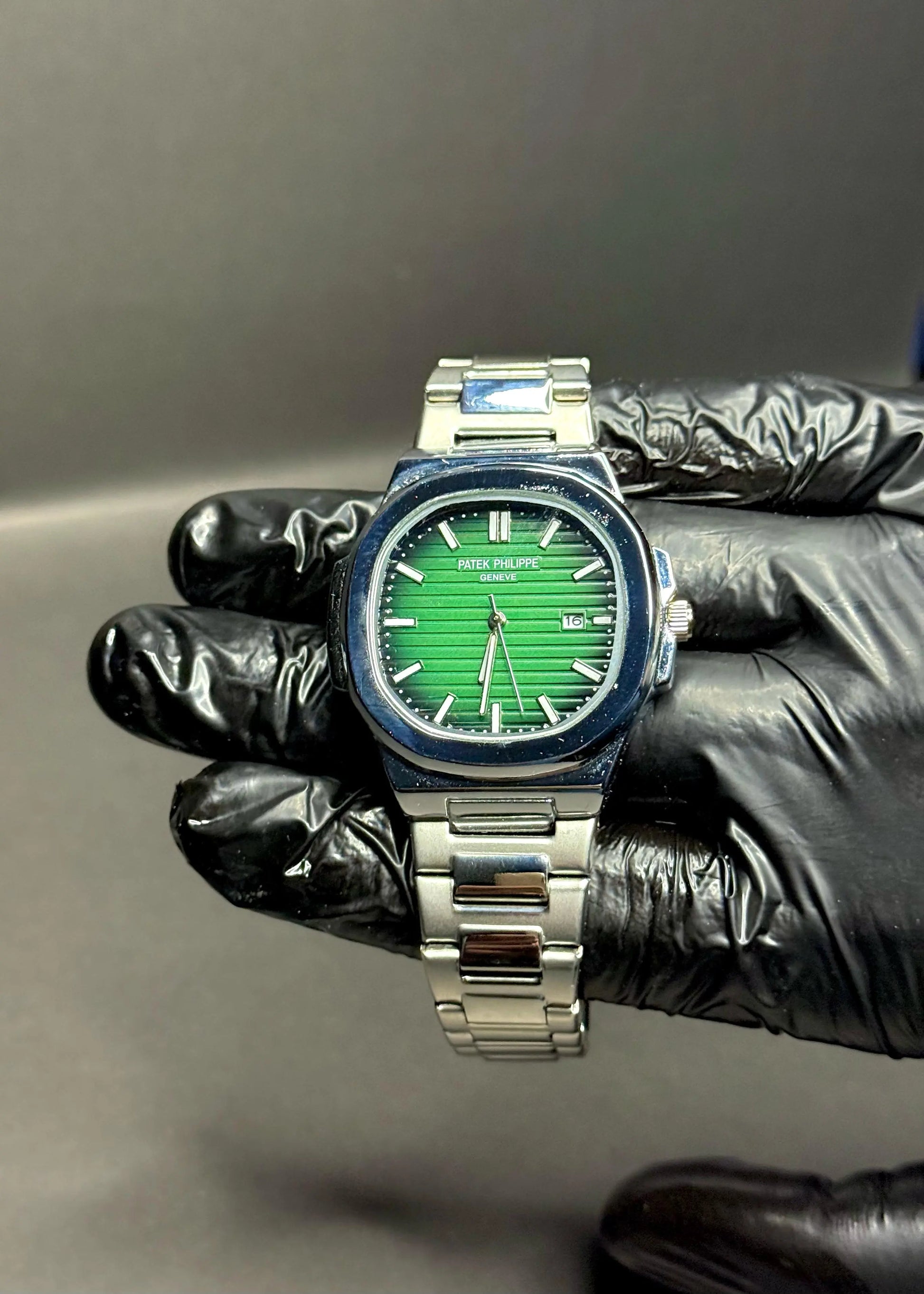Patek Philippe NAUTILUS Green Dial Stainless Steel Buy Luxury