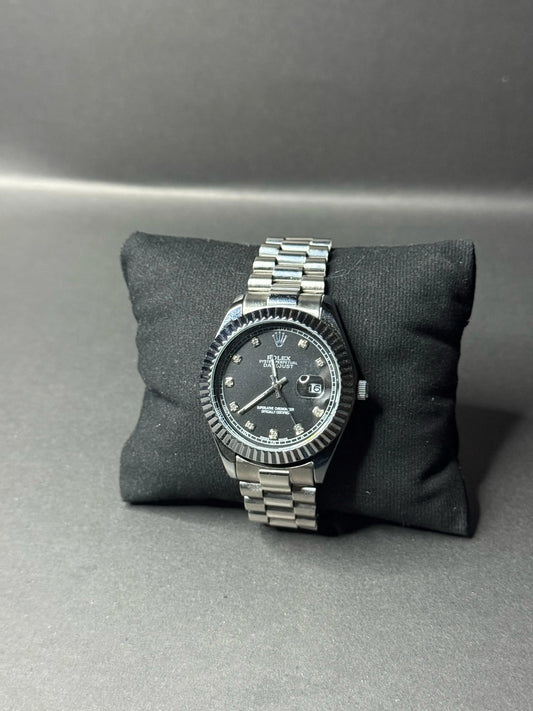 Rolex Lady-Datejust 26 Black Diamond Dial Buy Luxury