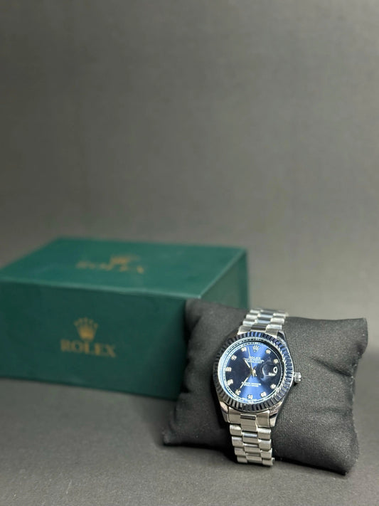 Rolex Lady-Datejust 26 Blue Diamond Dial Buy Luxury