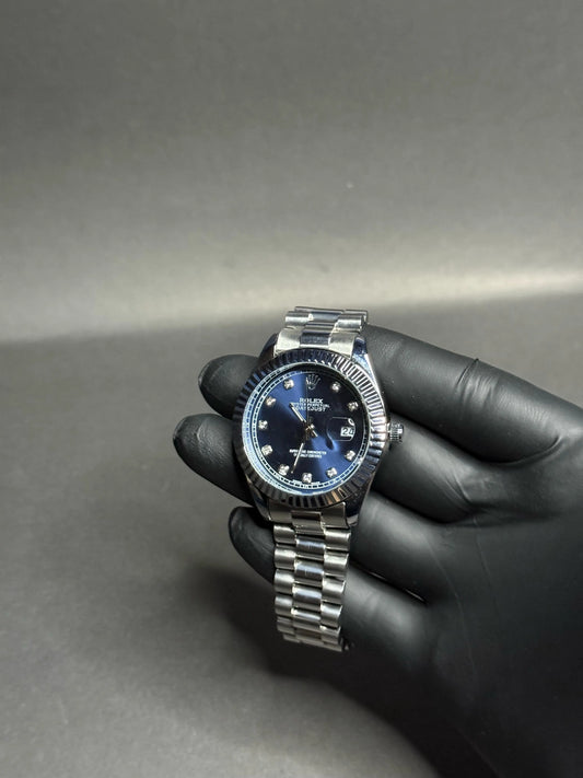 Rolex Lady-Datejust 26 Blue Diamond Dial Buy Luxury
