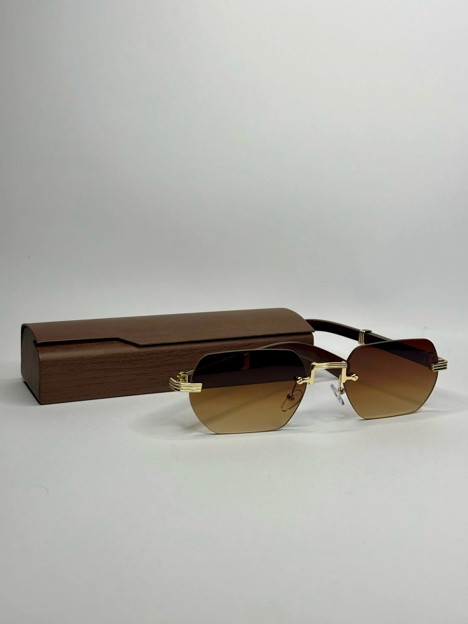 vintage rimless Luxury  sunglasses Buy Luxury